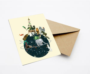 EARTH 2.0 POSTCARD WITH ENVELOPE