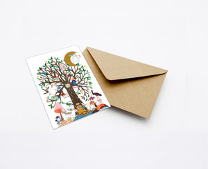 APPOCALYPTIC TREE MINI CARD WITH ENVELOPE
